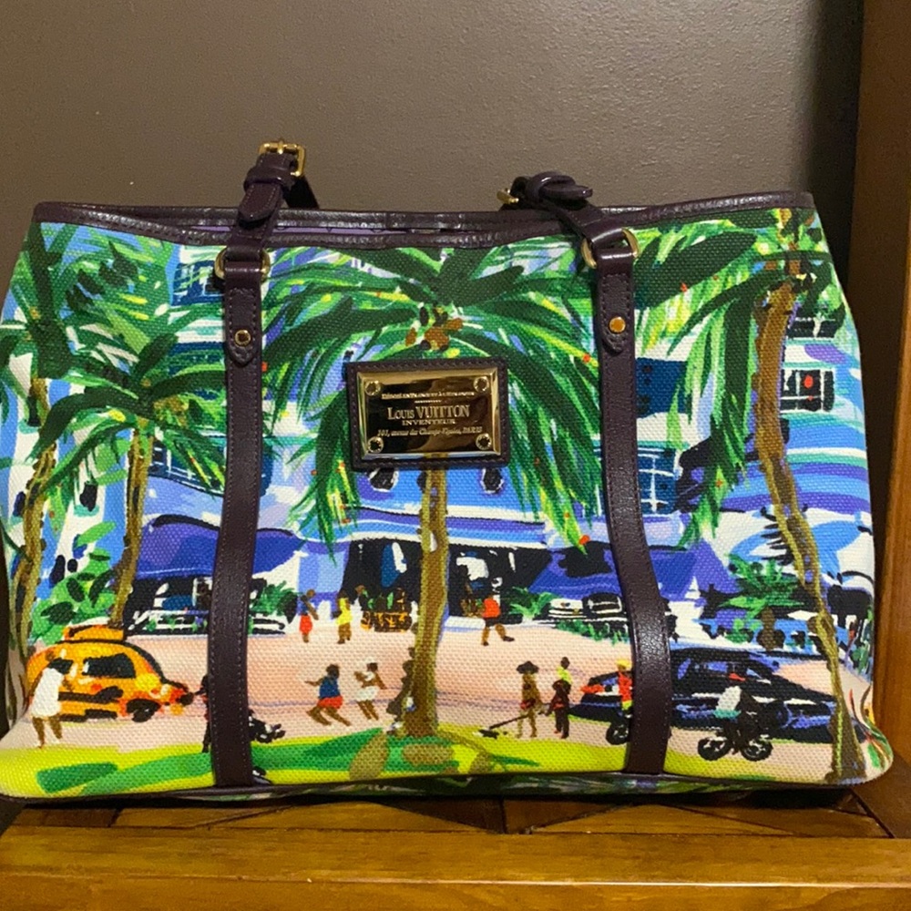 Like New Louis Vuitton Promenade Canvas Ailleurs Cabas tote